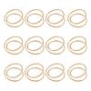 6/12Pcs Golden Napkin Rings Alloy Spiral Design Napkin Holders Buckles Family Dinner Wedding Party Table Decoration