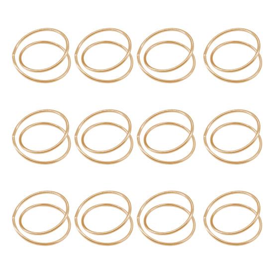 6/12Pcs Golden Napkin Rings Alloy Spiral Design Napkin Holders Buckles Family Dinner Wedding Party Table Decoration