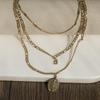 Layered Hip-Hop Style Metal Necklace for Women - European & American Design