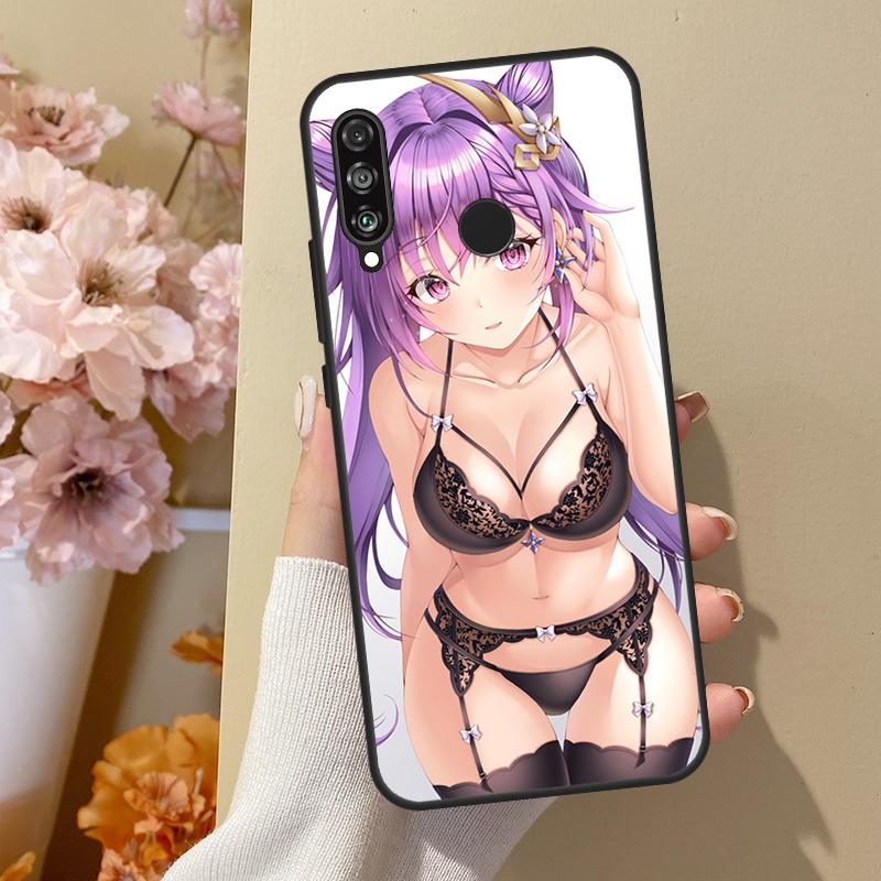 Genshin Impact Sexy Cute Girl For Huawei Nova 7i 8i 11i 12i 12s Y73 Y70 Y90 Y60 Y72 Y61 Y91 9 10 SE P30 Pro P40 Lite Case