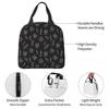 Kabyle Jewelry Amazigh Africa Ethnic Style Insulated Lunch Bag for Women Kids Portable Food Boxes Thermal Lunch Box Tote
