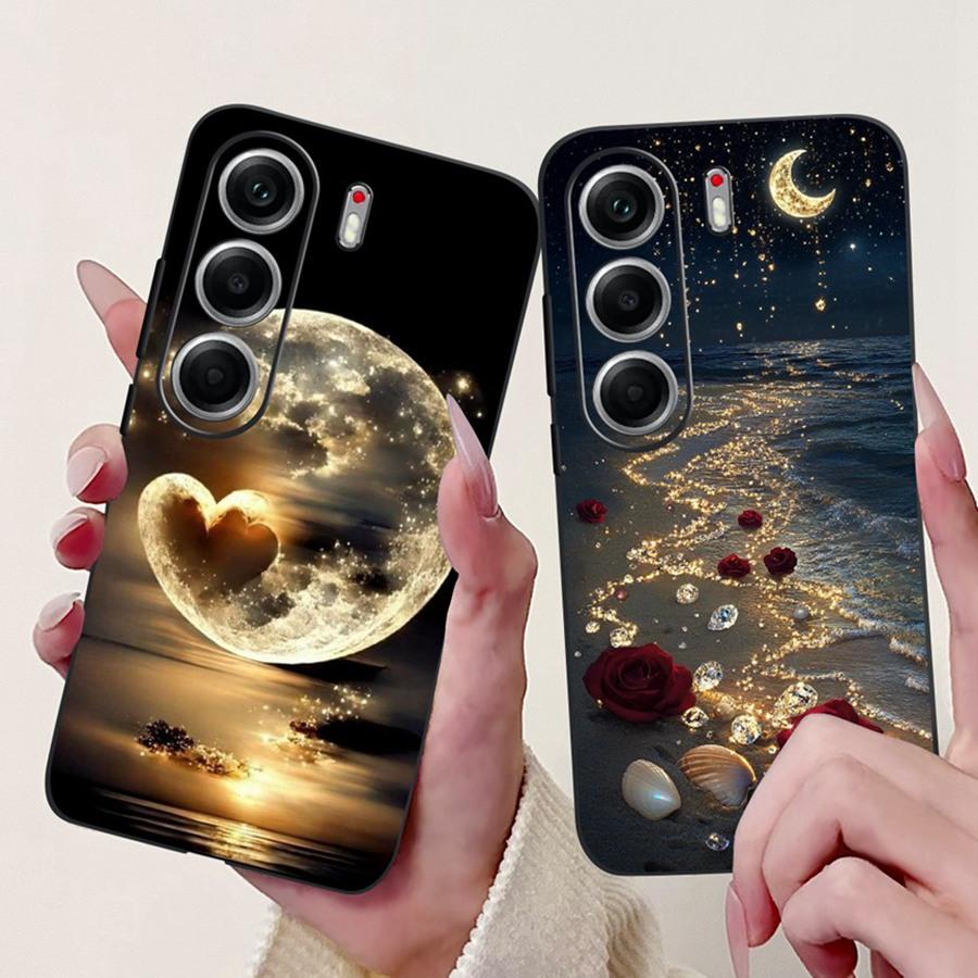 For Tecno Camon 40 Pro 5G Case CM7 Cute Cat Cool Painted TPU Soft Silicone Back Cover For Tecno Camon40 Camon 40Pro Phone Cases