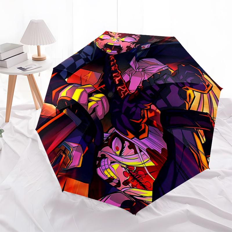 1pc Outdoor Umbrella with Anime Characters - Automatic Opening/Closing, Portable 3-Fold Design, 8-Rib Iron Frame - Perfect Gift for Fans, Travele