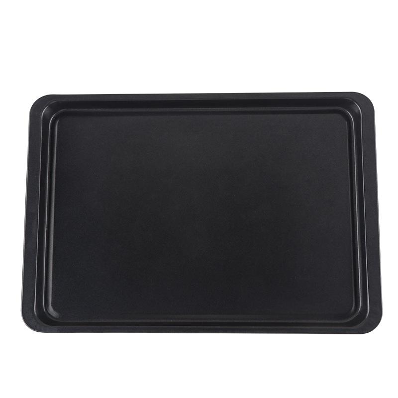 Stainless Steel Shallow Baking Pastry Tray Non-Stick Bread Cake Loaf Rectangle Pan BBQ Plate for Fruit Food Dishes Bakeware