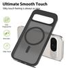 For Google Pixel 9/9 Pro Case Compatible with MagSafe TPU Frame Acrylic Back Phone Cover Skin Touch