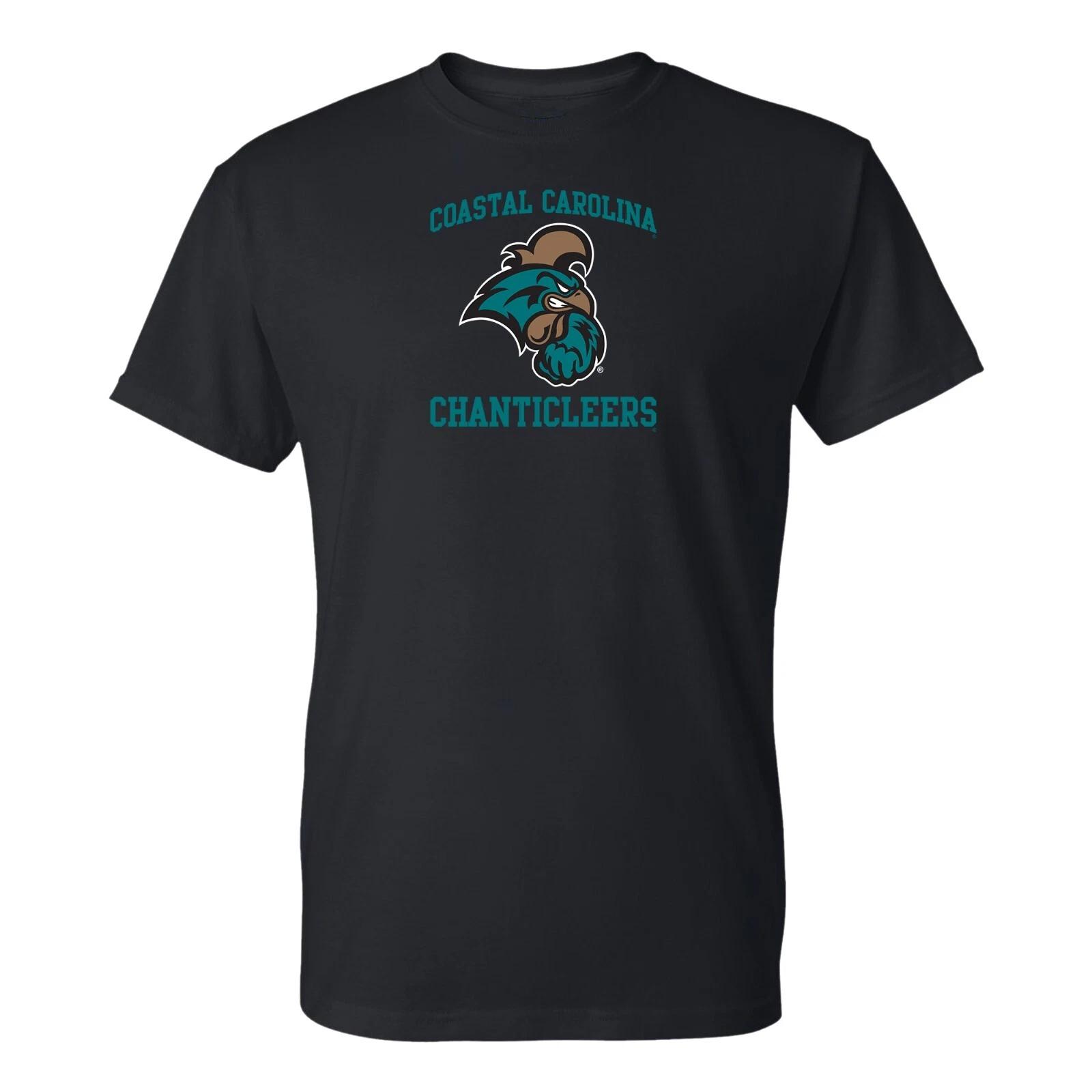 Coastal Carolina Chanticleers Arch Logo T-Shirt - Black 3XL