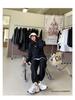 Women's 2025 Fleece-Lined Casual Sportswear Set: Autumn/Winter Fashion, Age-Reducing Loose Sweatshirt & Pants Two-Piece Set