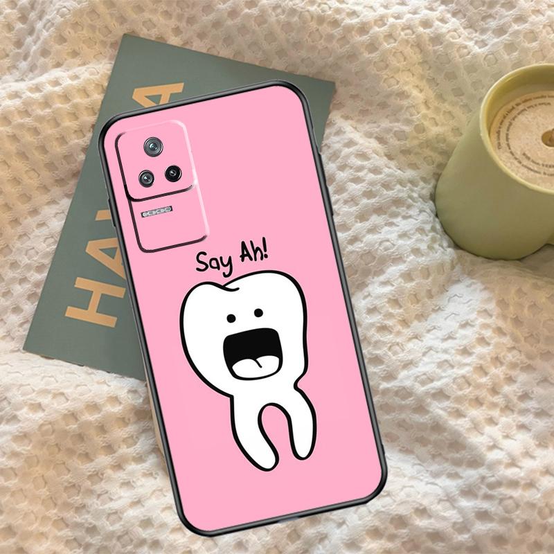 Dentist Tooth Case For Xiaomi 13 14 15 Ultra 11T 12T 13T 14T Pro POCO X7 Pro X3 X5 F5 F6 M6 X6 Pro Cover