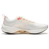 Li Ning Super Light 21 Slip Resistant, Abrasion Resistant, Breathable Low top Running Shoes Men's White Apricot Gold ARBU001-49