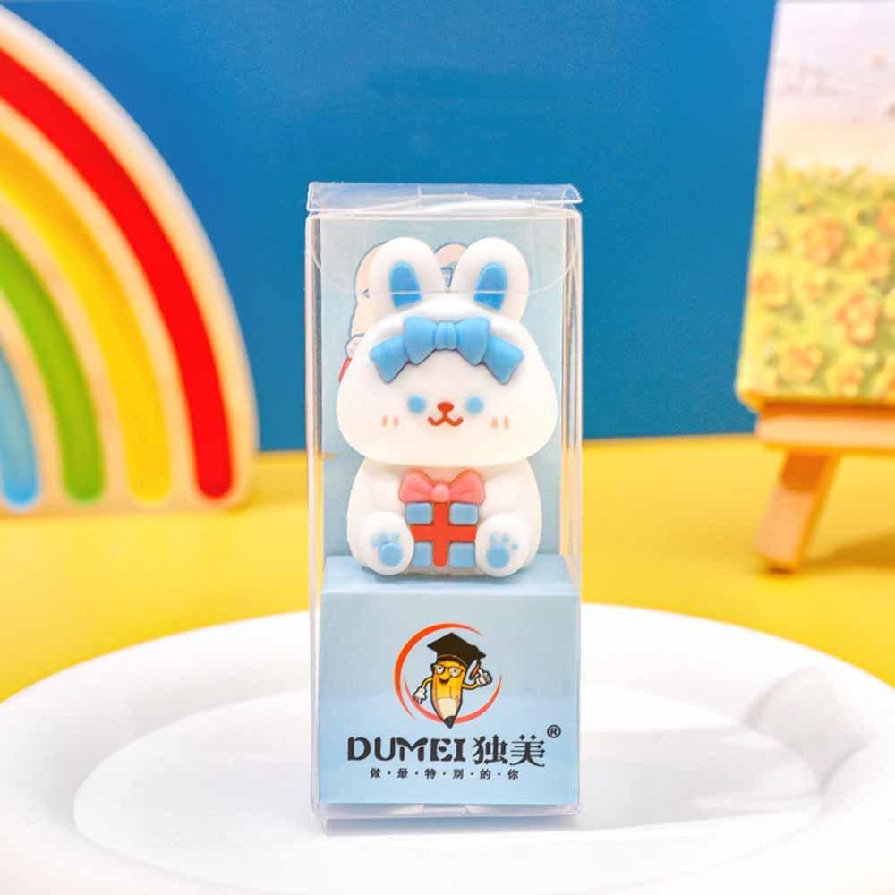 1 Piece Stationery Kawaii Animal Doll Cartoon Sharpener Pencil Office Supplies Kawaii School Accessories