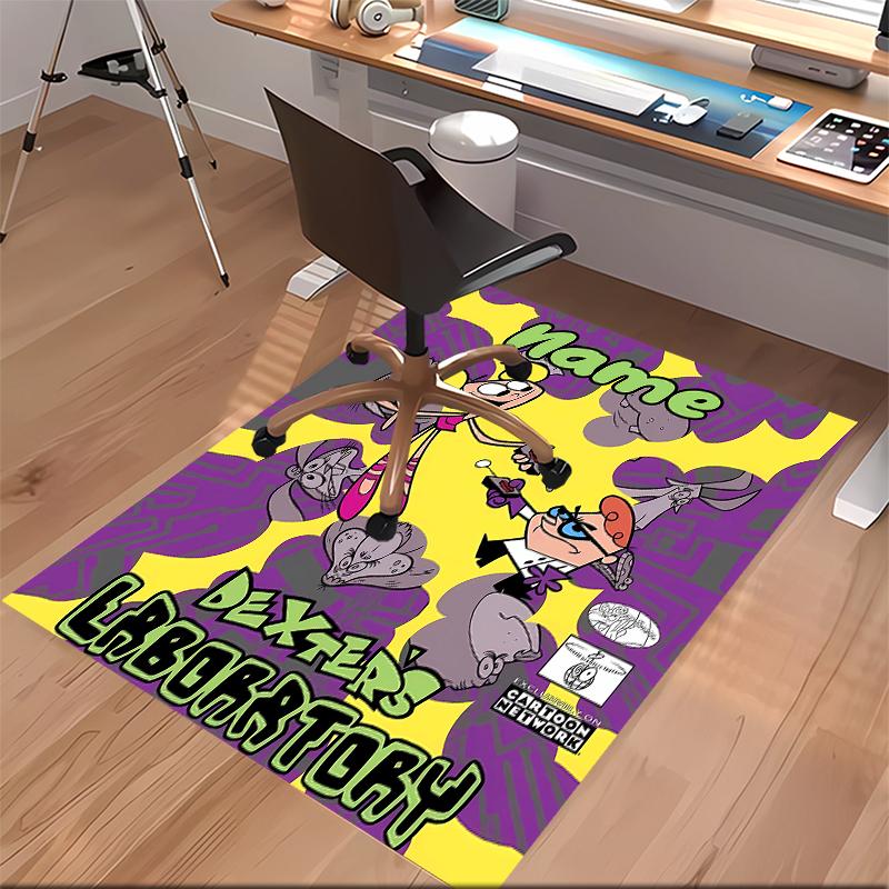 Custom personalization Dexter's Laboratory Print Area Rug - Soft, Washable Non-Slip Indoor Mat,Living Room,Home&Office Decorative Rug
