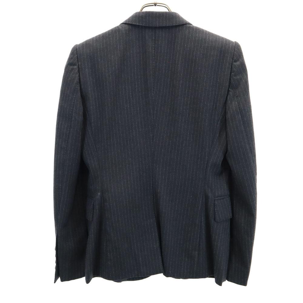 GUCCI made in Italy Pinstripe tailored jacket 40 Charcoal gray blazer Women Used