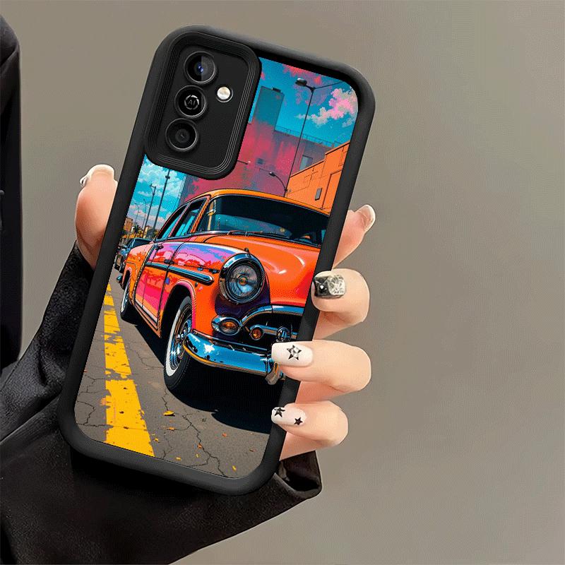 Phone Case for Samsung Galaxy S26 S25 Ultra S24 FE Classic Vintage Retro Car Shell S23 Plus S22 + S21 S20 5G Soft Silicone Funda