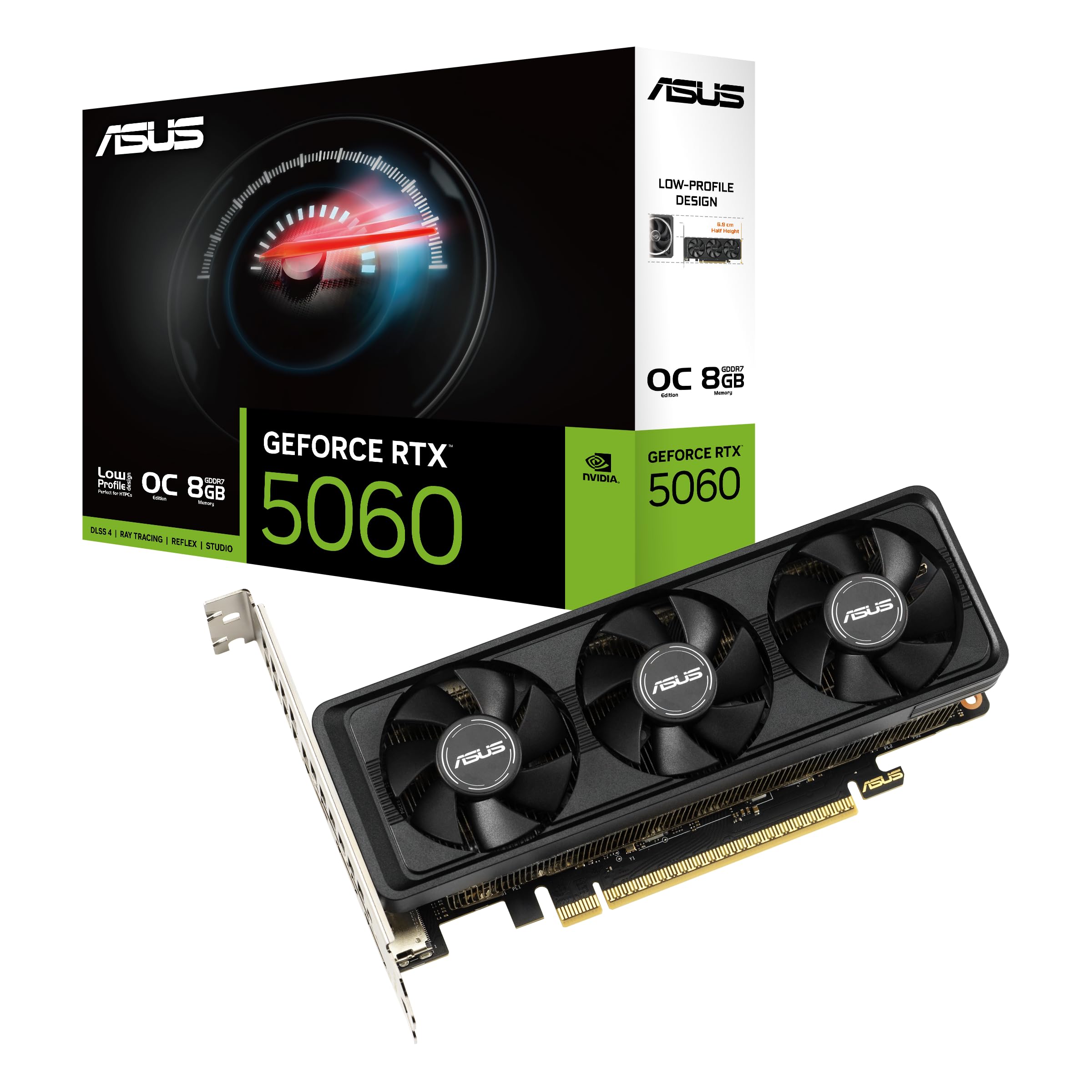 

ASUS GeForce RTX 5060 LP BRK 8GB GDDR7 OC Edition Video Card Japanese Retailer RTX5060-O8G-LP-BRK (Official Product)