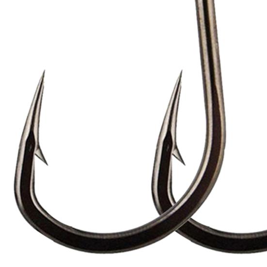 100Pcs Circle Fishing Catfish Hooks Thick Sharp Portable Strong Carbon Steel Sharp Fish Tools for Sea