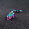 Long Haired Dragon Model Toy Home Office Dragon Action Figure 3D Printed Dragon  Desktop Ornament