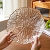 Elegant Crystal Glass Fruit Plate