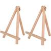 Adjustable Mini Wooden Easel Stand 2/4/6Pcs Portable Triangular Desktop Painting Canvas Holder for Art Creations