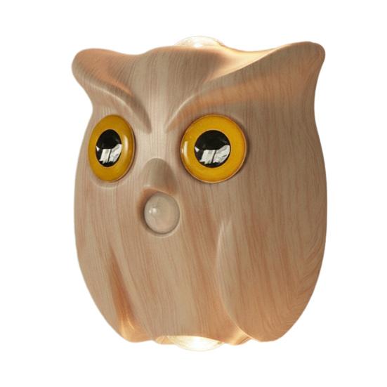 Owl Wall Lamp Rechargeable Motion Sensor Light with Dual-Glow Up And Down Soft Lighting Magnetic No-Drill