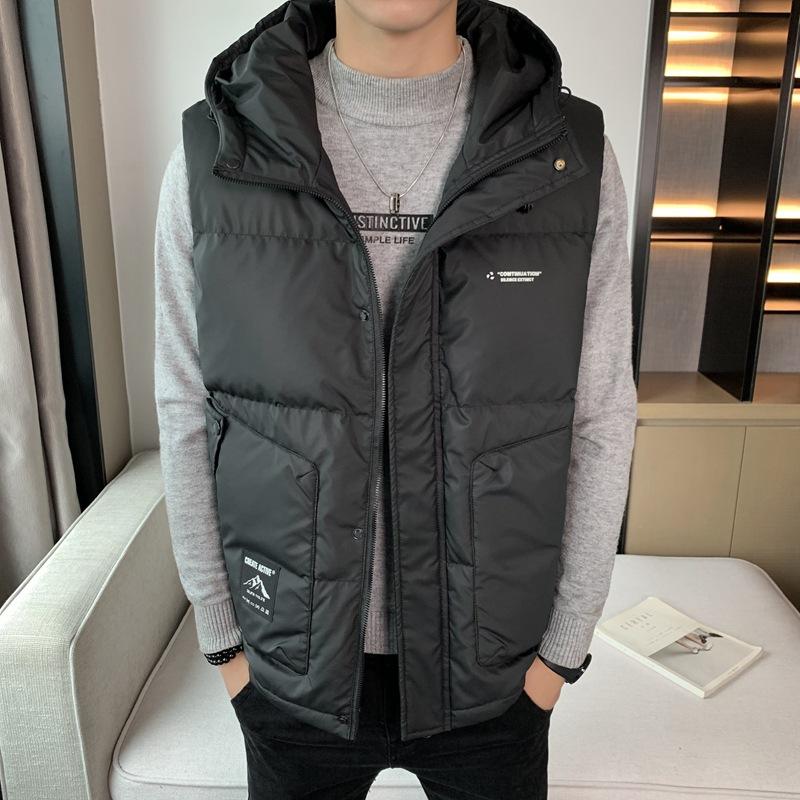 

Новая зимняя куртка-пуховик для мужчин, короткая с капюшоном, новый национальный стандарт пуховой куртки, утолщенная и теплая 5XL