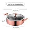 Jingqingfu 304 Stainless Steel Hammered Hot Pot