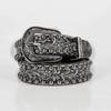 New Decadent and Trendy Millennial Girl, Retro Aged Rivet Embossed Belt, Central Asian Pin Buckle Belt for Women