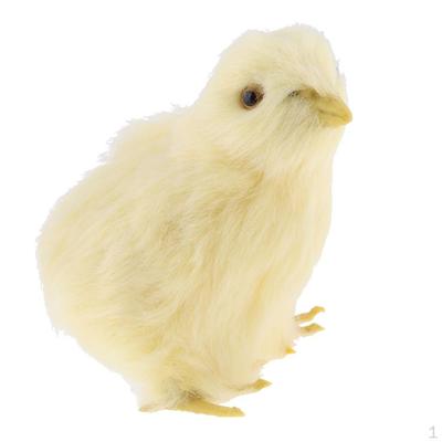 Chick Plush Animal Sound Figurine Chicken Decor Kid Teaching Toy