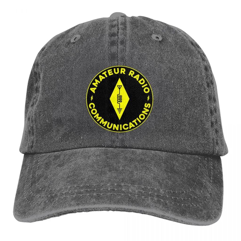 Amateur Radio Communications Operaotr Accessories Men Women Baseball Cap Distressed Cotton Caps Hat Vintage