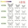 48Pcs/4Set 3D Butterfly Wall Decor 4 Styles 3 Sizes,Butterfly Decorations For Butterfly Birthday Party Cake Room Decorations