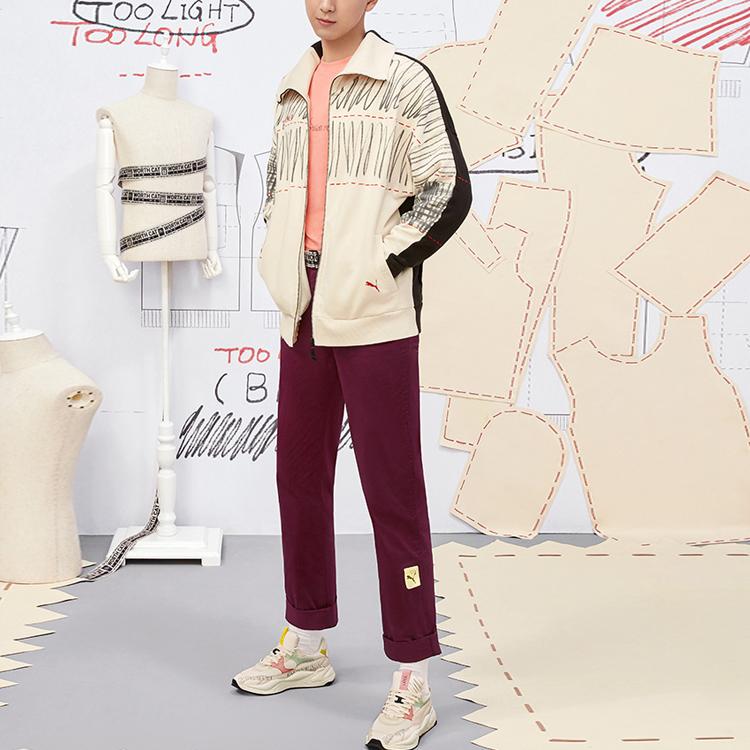 Puma X Michael Lau Collab High Neck Sports Jacket Unisex Jackets Eggnog 530355-75