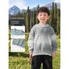 Boys' Round Neck Sweater Children's Autumn and Winter 2025 New Children's Clothing Toddler Baby Winter Thick Knit Top Trendy