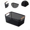 Hollow Storage Basket Sundries Multiuse Decoration Desktop Organizer Bin for Bathroom