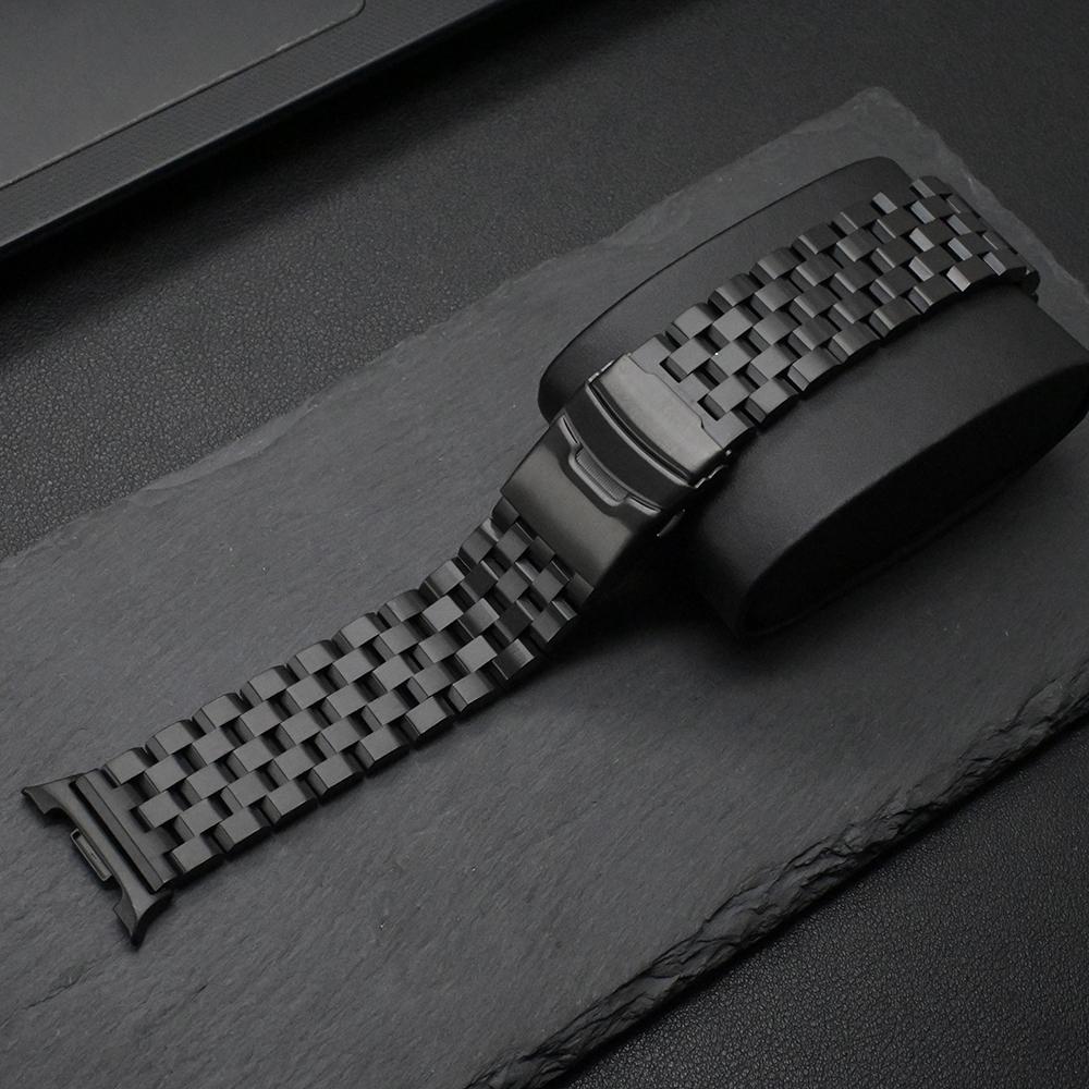 Correa de Acero Inoxidable Sin Espacios para Samsung Galaxy Watch 44 40mm para Galaxy 8 Classic 46mm Correa Metálica de Lujo para Galaxy Ultra 2025