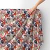 Royal Samt Stoff Polyester Zum Nähen - Motiv Muscheln Seesterne