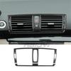 6Pcs  Carbon Fiber Interior Air Vent Kit Cover Trim For BMW 1 Series E82 E88
