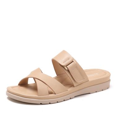 Ramp-heeled Slippers Are A Great Choice for Summer Leisure They Are Thick-soled Have A Slurry-like Feel and Are One-strap Beach Shoes