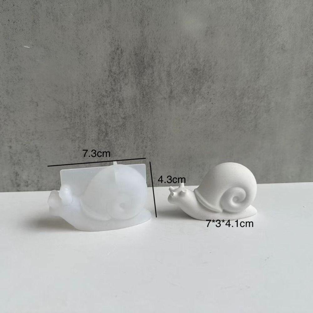 Silikonový materiál Šnečí silikonová forma Roztomilý šnek Velká velikost Zvířecí silikonová forma 3D zvířecí forma pro epoxidovou pryskyřici Domácí dekorace