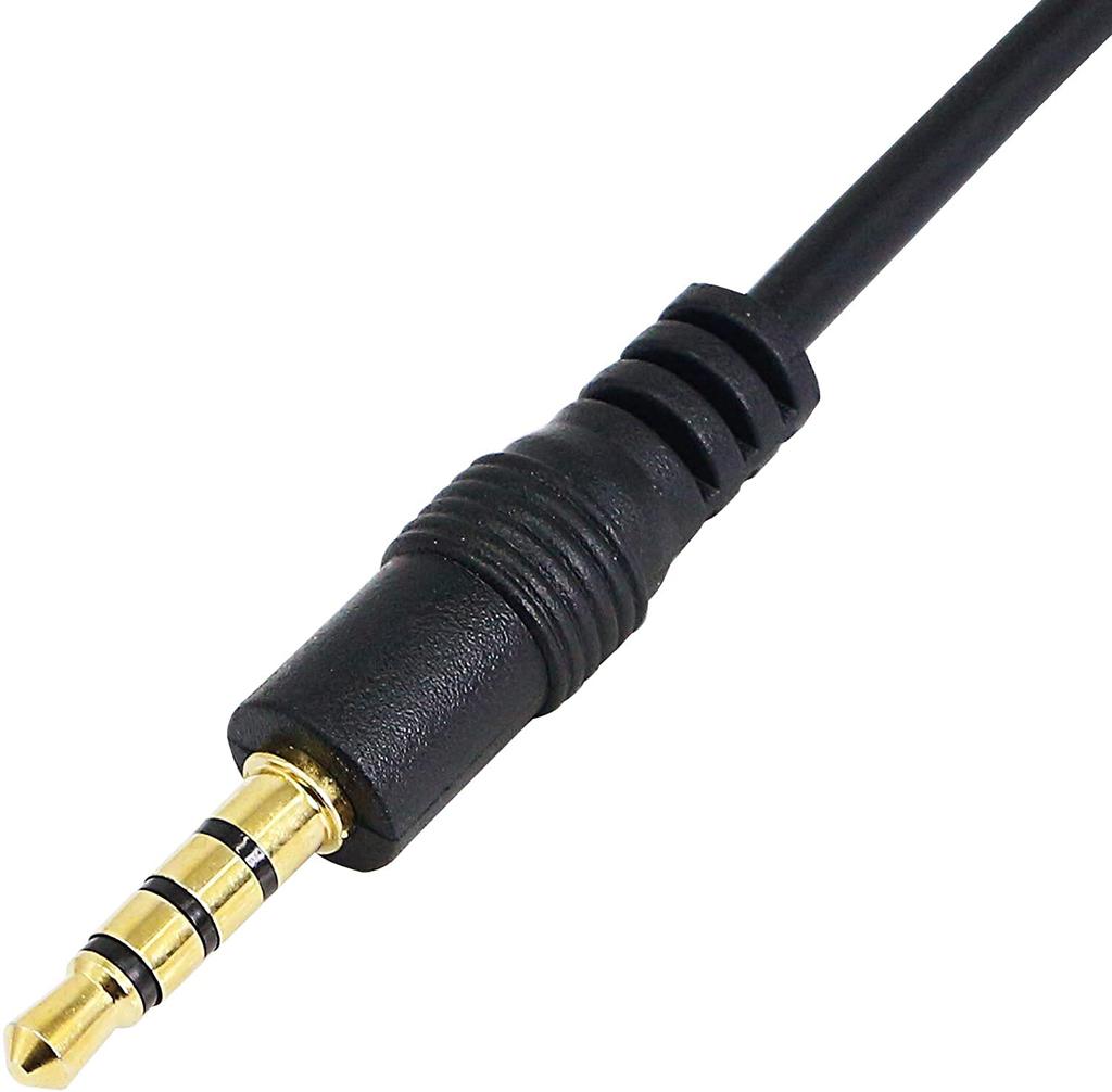 SinLoon RJ9 na 3,5mm Adaptér, RJ9 Headset, RJ9 Samice na 3,5mm Samec, 616e 4p4c, RJ9 Pevná linka, Telefonní Kabel, TRS Kabel, 4-Pinový, IP Telefon, 40cm