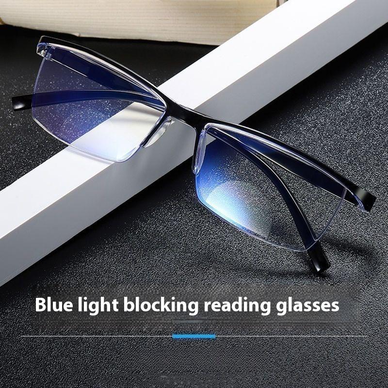 Fashionable High-definition Reading Glasses for Middle-aged and Elderly People, Ultra Light Anti Blue Light Presbyopia Glasses