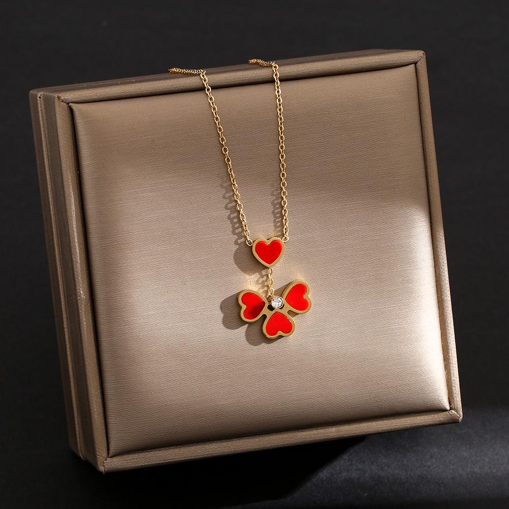 Colier din Oțel Titan Placat cu Aur de 18K, Lanț Claviculă de Înaltă Calitate pentru Femei - Bijuterii care nu se Decolorează