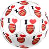 Arsenal Football Club Crest Size 5 Football Machine Sewn Indoor/Outdoor Universal Football Ideal for Soccer Enthusiasts