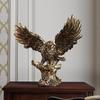 Bronze Antique Eagle Wine Cabinet Ornament for Living Room