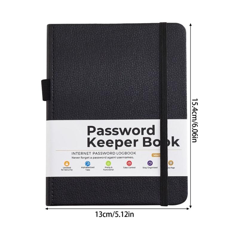 Light Weight Portable Password Collection Notebook Address Information Organiser Book for Travel and Daily Use