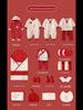 Newborn Gift Box: Spring & Autumn Baby Clothes Suit - Year of the Snake Full Moon Gift