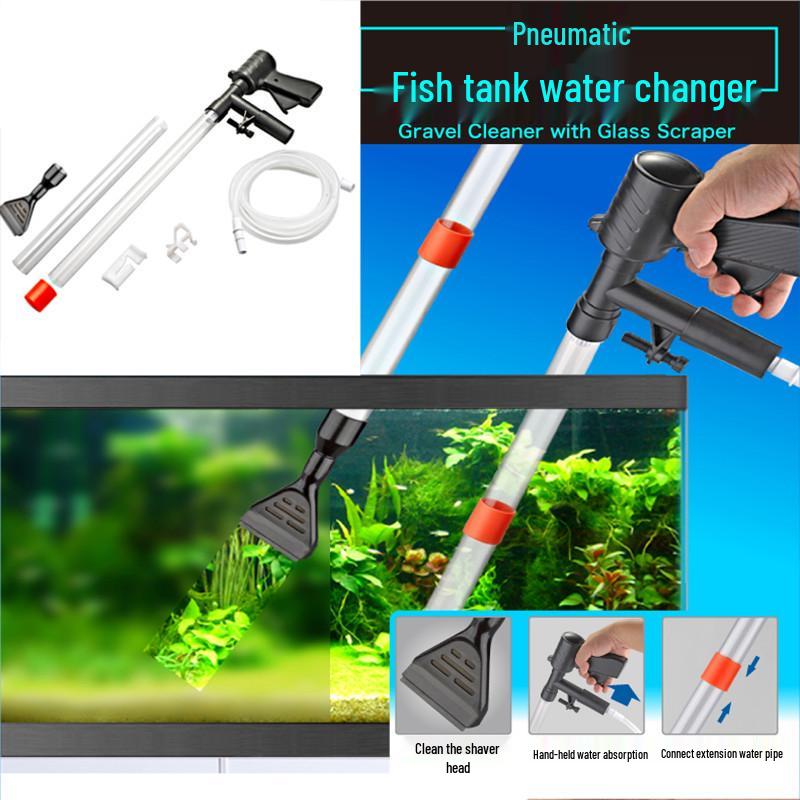 Pneumatic Sand Washer & Semi-Automatic Aquarium Water Changer