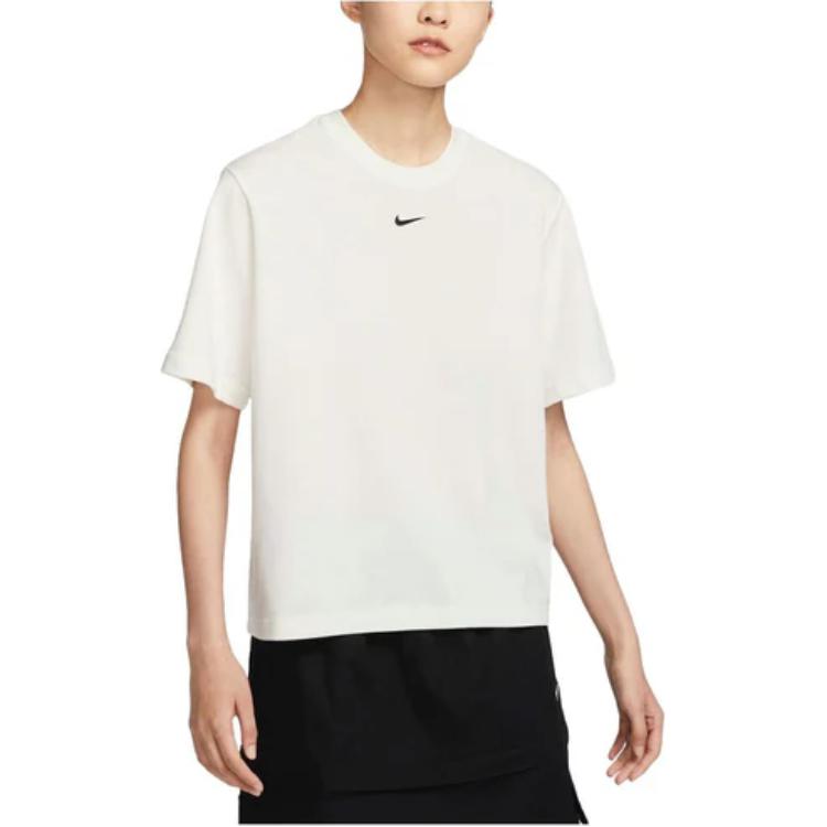 Nike Sportswear Essential Women's Oversized Sporty T-shirt White DD1238-134