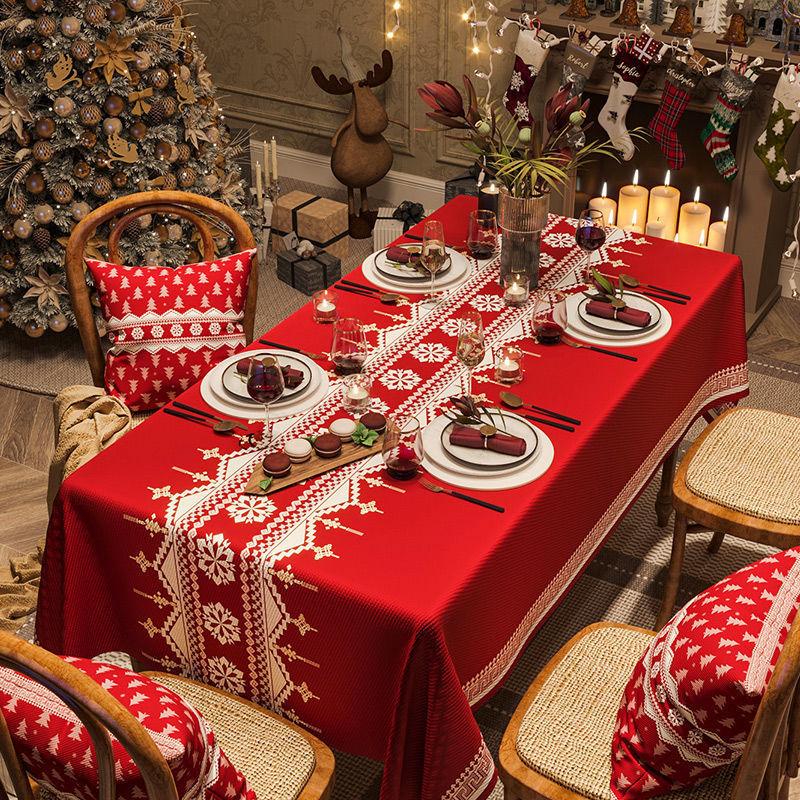 Fata de masa cu tema de Craciun Fata de masa dreptunghiulara Fata de masa impermeabila pentru mese