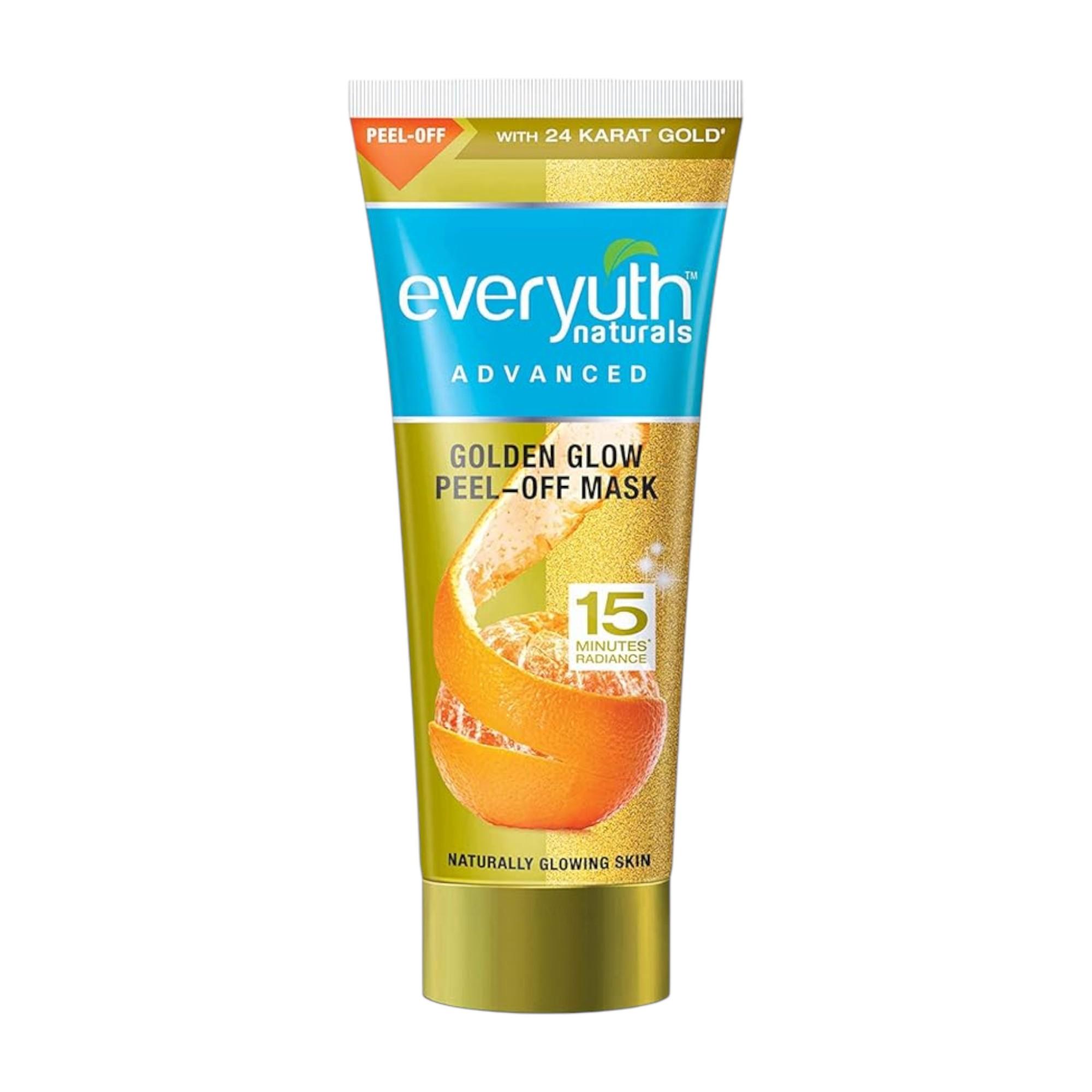 

Everyuth Naturals Advanced Golden Glow Peel Off Face Mask 50g Instant Radiance Hydrating Skin Care