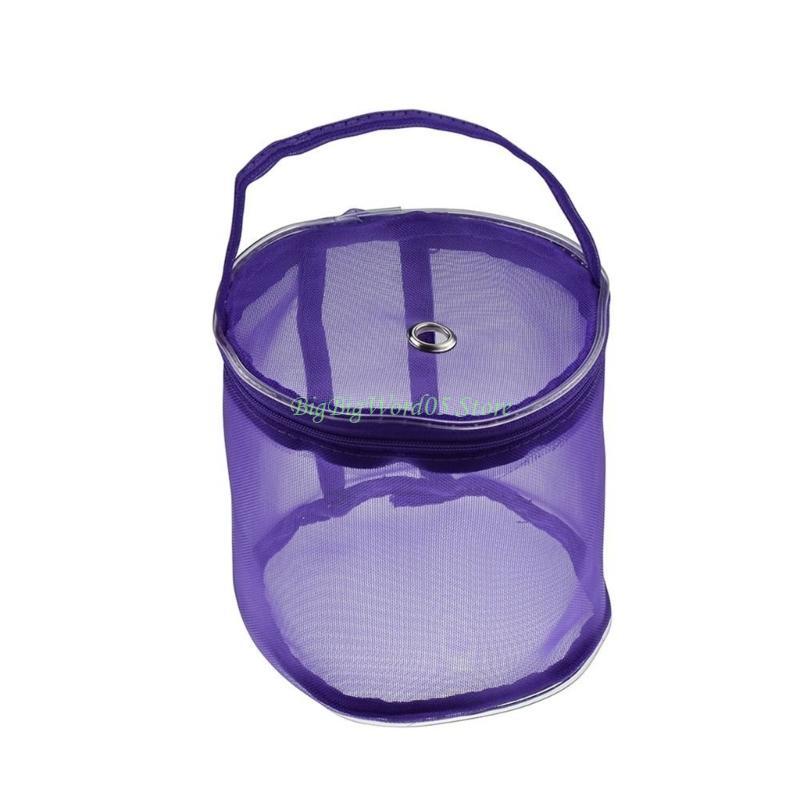 

24TE Empty Mesh Yarn Bag Portable Knitting Yarn Balls Baskets Crochet Thread Sewing Accessories Storage Tote Bags