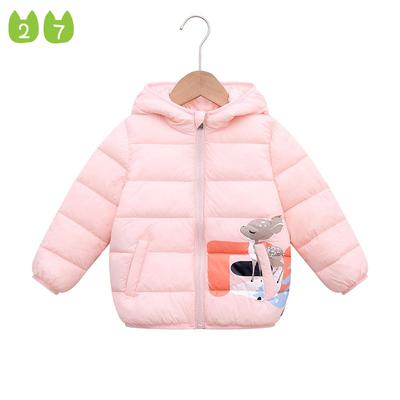Vestiti in cotone per bambini Cappotto in cotone per ragazza autunno e inverno Leggero per tenere caldo il piumino in cotone per bambini